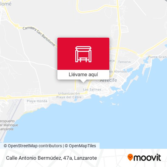 Mapa Calle Antonio Bermúdez, 47a