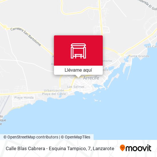 Mapa Calle Blas Cabrera - Esquina Tampico, 7