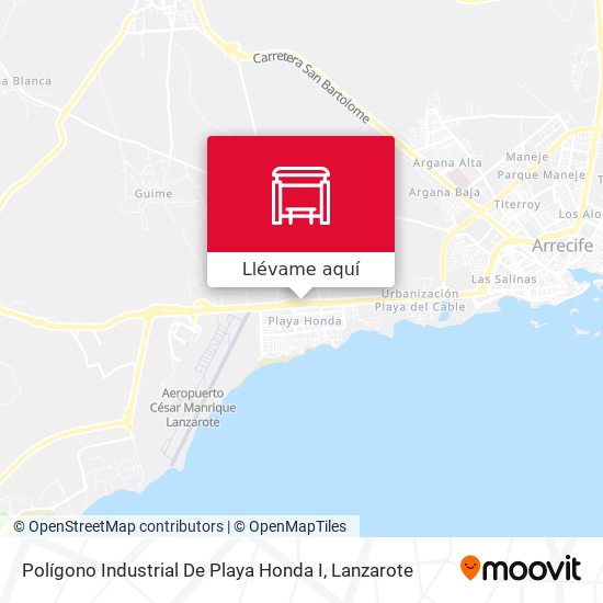 Mapa Polígono Industrial De Playa Honda I