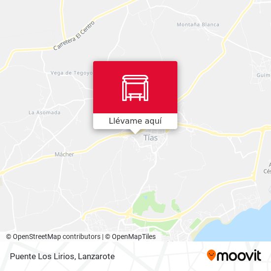 Mapa Puente Los Lirios