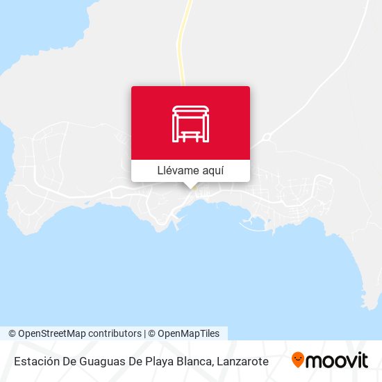 Mapa Estación De Guaguas De Playa Blanca