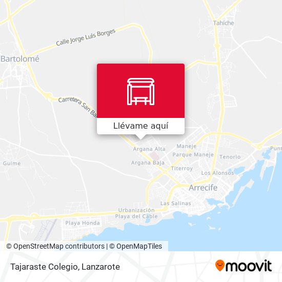 Mapa Tajaraste Colegio