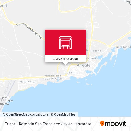 Mapa Triana - Rotonda San Francisco Javier