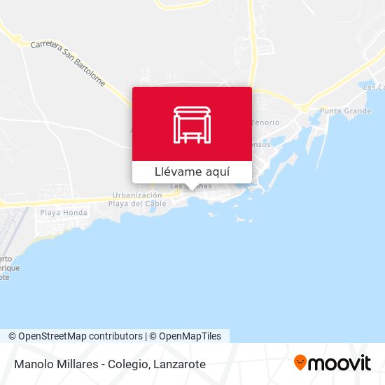 Mapa Manolo Millares - Colegio