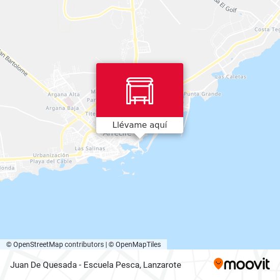 Mapa Juan De Quesada - Escuela Pesca
