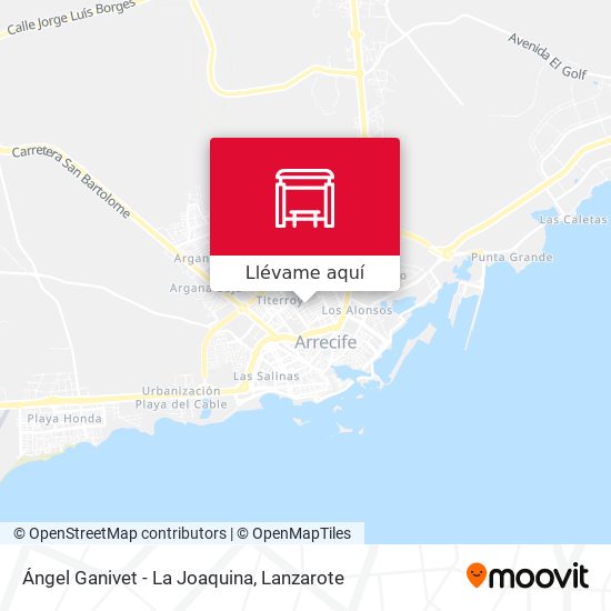 Mapa Ángel Ganivet - La Joaquina