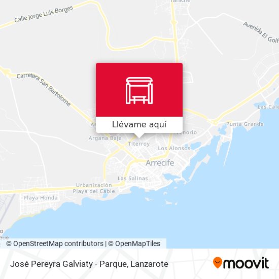 Mapa José Pereyra Galviaty - Parque