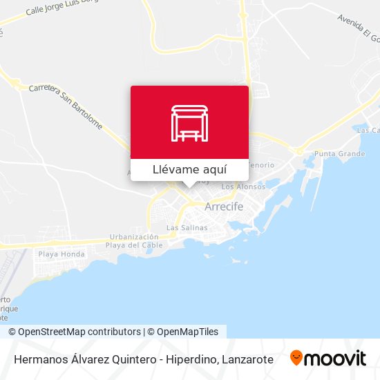 Mapa Hermanos Álvarez Quintero - Hiperdino