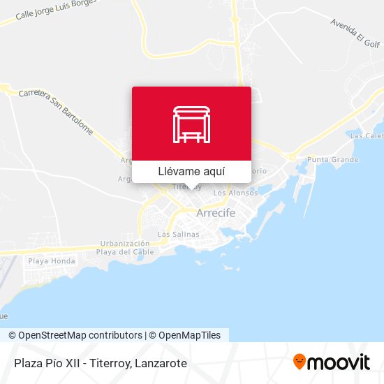 Mapa Plaza Pío XII - Titerroy