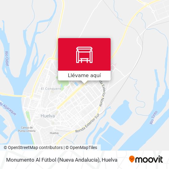 Mapa Monumento Al Fútbol (Nueva Andalucía)