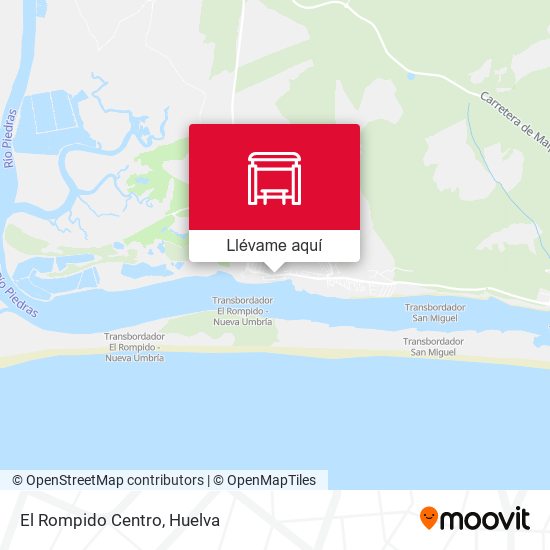 Mapa El Rompido Centro
