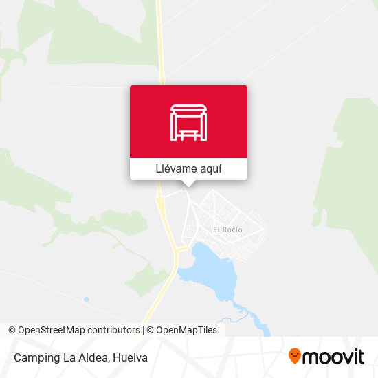 Mapa Camping La Aldea