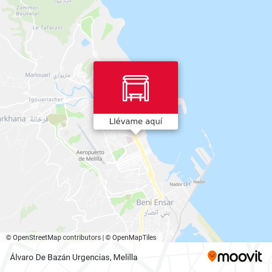 Mapa Álvaro De Bazán Urgencias