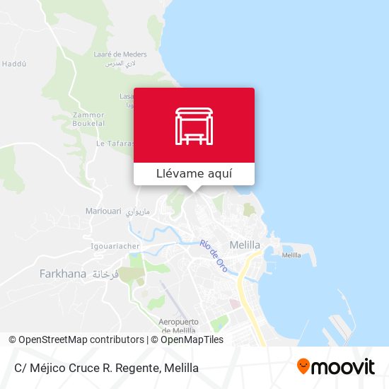 Mapa C/ Méjico Cruce R. Regente