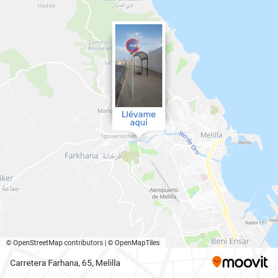 Mapa Carretera Farhana, 65