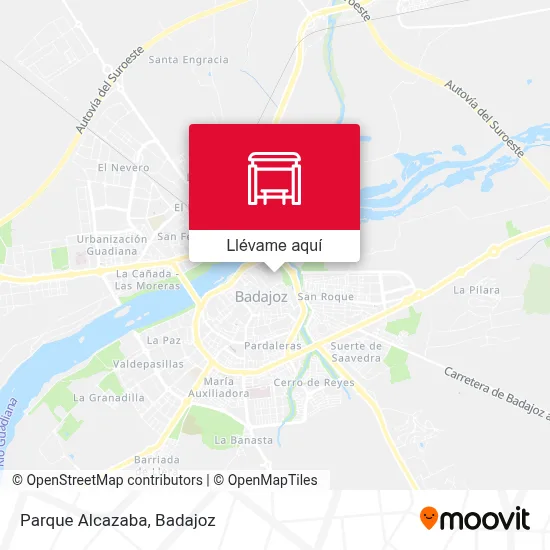 Mapa Parque Alcazaba