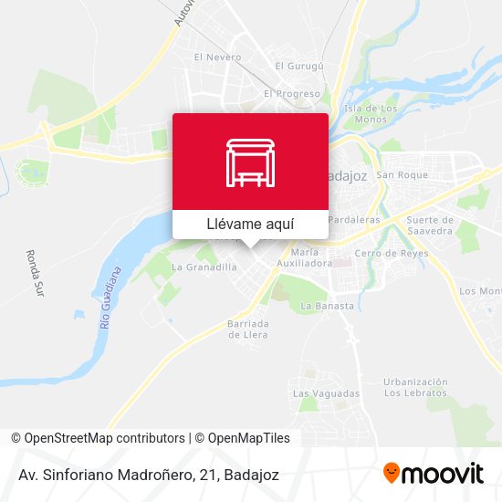 Mapa Av. Sinforiano Madroñero, 21
