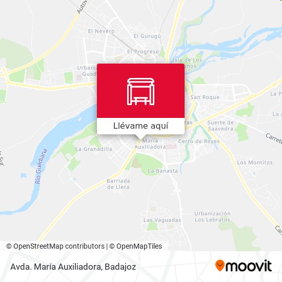 Mapa Avda. María Auxiliadora