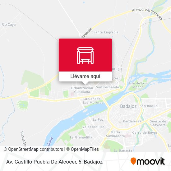 Mapa Av. Castillo Puebla De Alcocer, 6