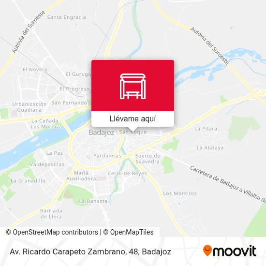 Mapa Av. Ricardo Carapeto Zambrano, 48