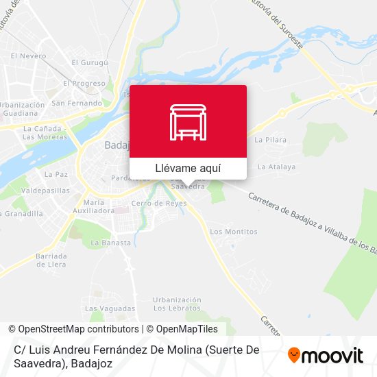Mapa C/ Luis Andreu Fernández De Molina (Suerte De Saavedra)