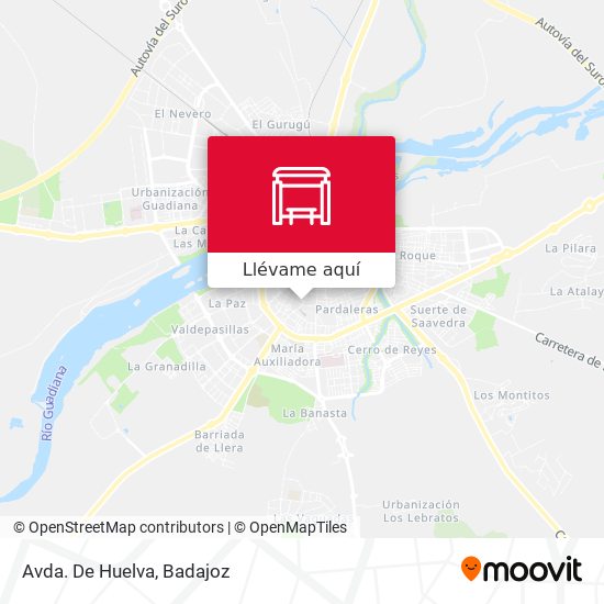 Mapa Avda. De Huelva