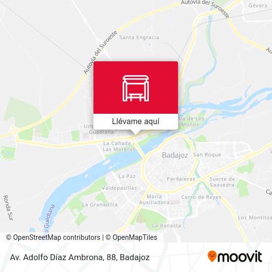 Mapa Av. Adolfo Díaz Ambrona, 88