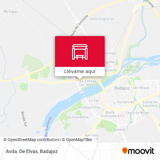 Mapa Avda. De Elvas