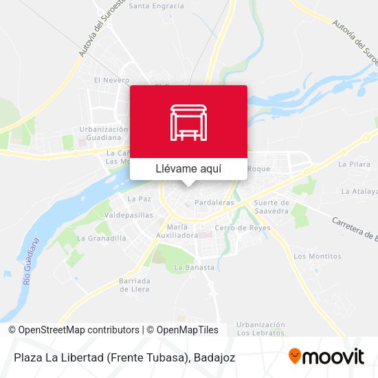 Mapa Plaza La Libertad (Frente Tubasa)
