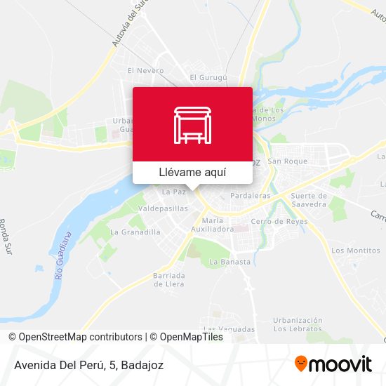 Mapa Avenida Del Perú, 5