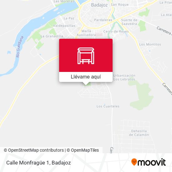 Mapa Calle Monfragüe 1