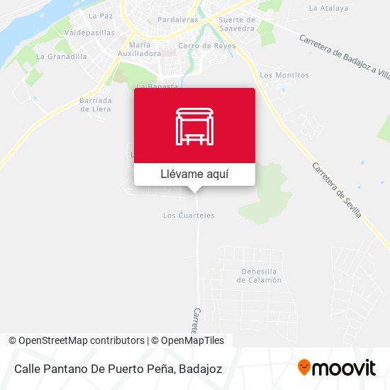 Mapa Calle Pantano De Puerto Peña