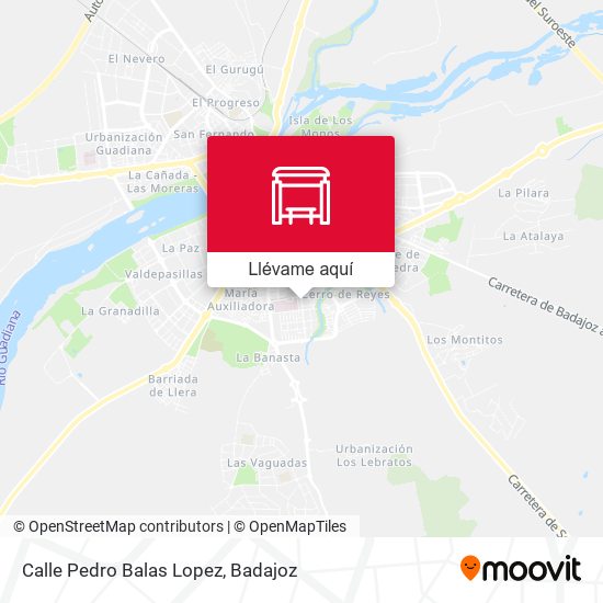 Mapa Calle Pedro Balas Lopez