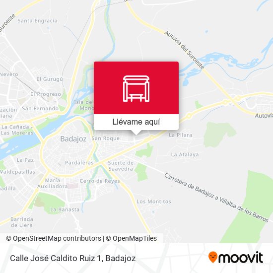 Mapa Calle José Caldito Ruiz 1