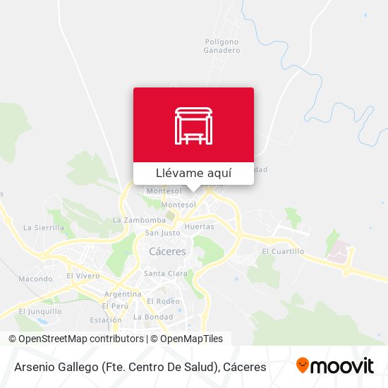 Mapa Arsenio Gallego (Fte. Centro De Salud)