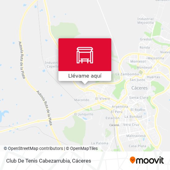 Mapa Club De Tenis Cabezarrubia
