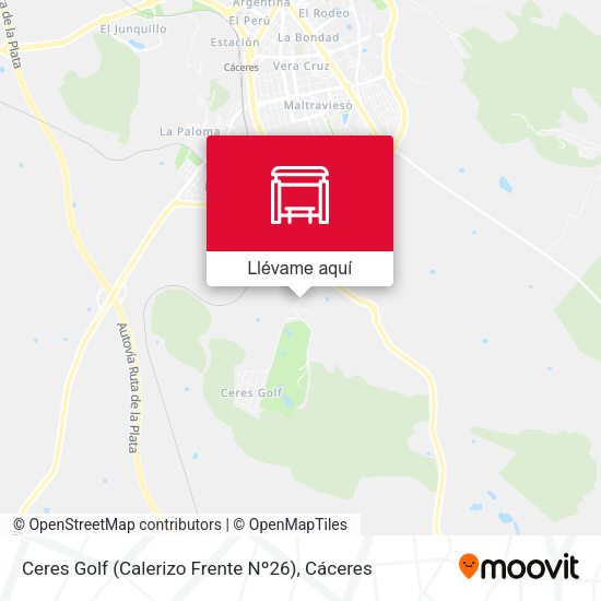Mapa Ceres Golf (Calerizo Frente Nº26)