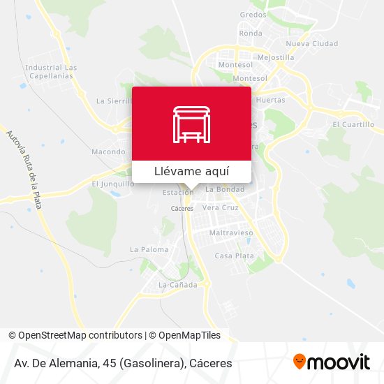 Mapa Av. De Alemania, 45 (Gasolinera)