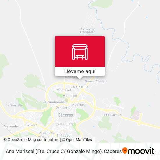 Mapa Ana Mariscal (Fte. Cruce C/ Gonzalo Mingo)