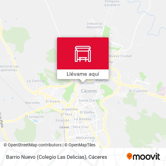 Mapa Barrio Nuevo (Colegio Las Delicias)
