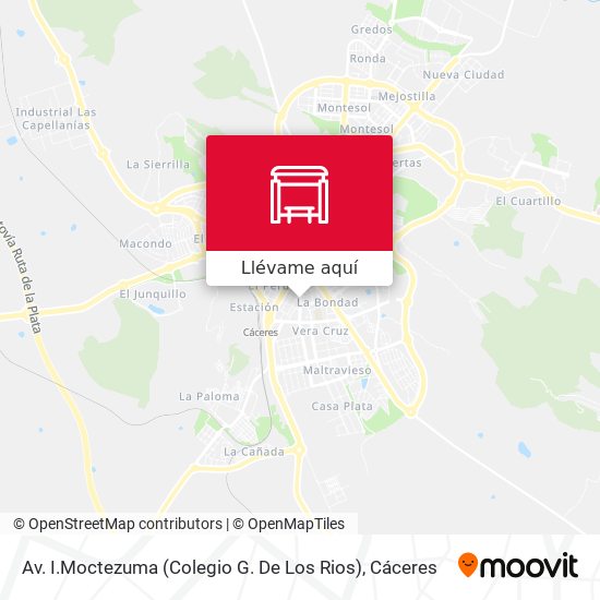 Mapa Av. I.Moctezuma (Colegio G. De Los Rios)