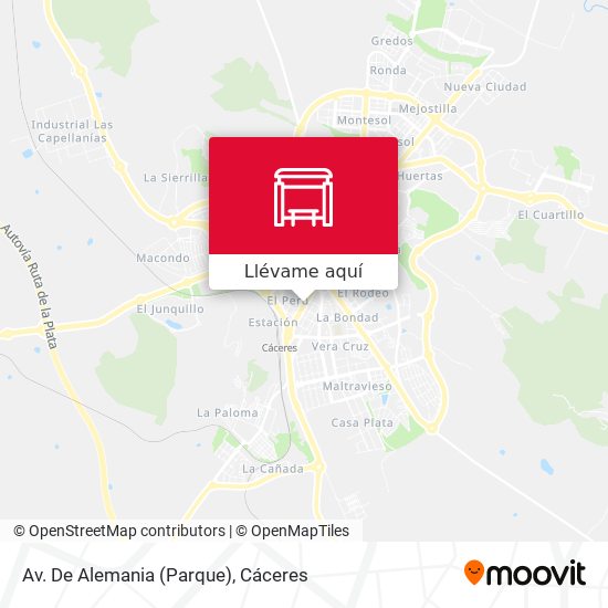 Mapa Av. De Alemania (Parque)