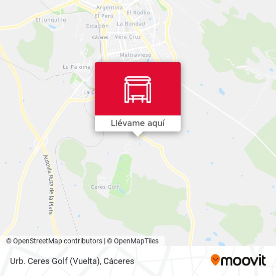 Mapa Urb. Ceres Golf (Vuelta)