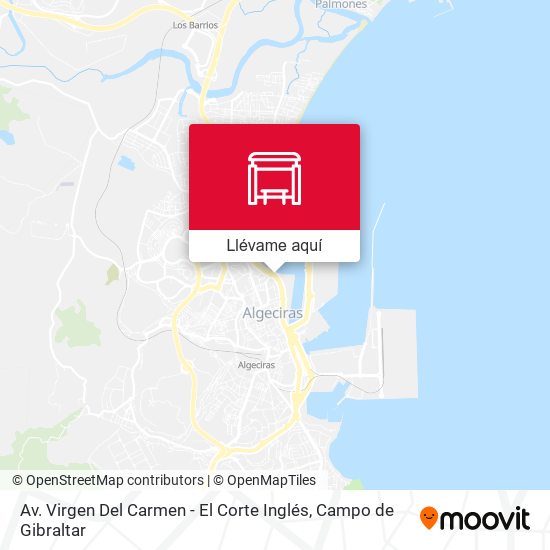 Mapa Av. Virgen Del Carmen - El Corte Inglés