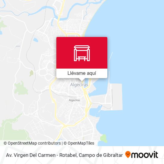 Mapa Avda. Virgen Del Carmen - Rotabel