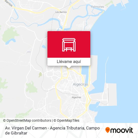 Mapa Av. Virgen Del Carmen - Agencia Tributaria