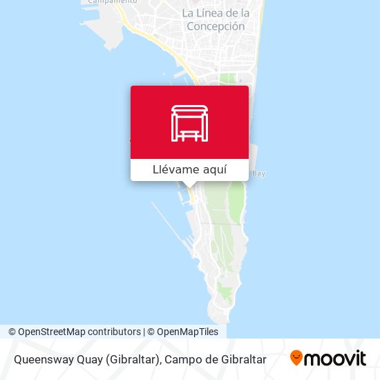 Mapa Queensway Quay (Gibraltar)