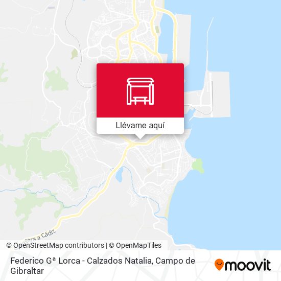Mapa Federico Gª Lorca - Calzados Natalia