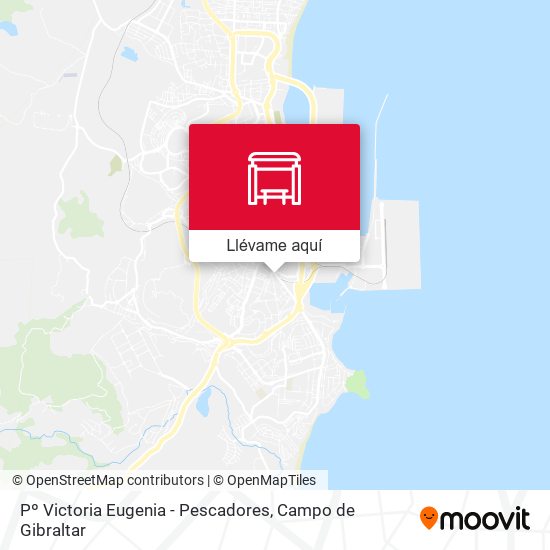 Mapa Pº Victoria Eugenia - Pescadores