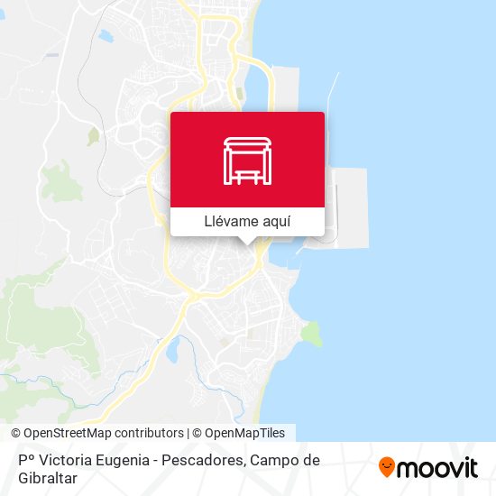 Mapa Pº Victoria Eugenia - Pescadores
